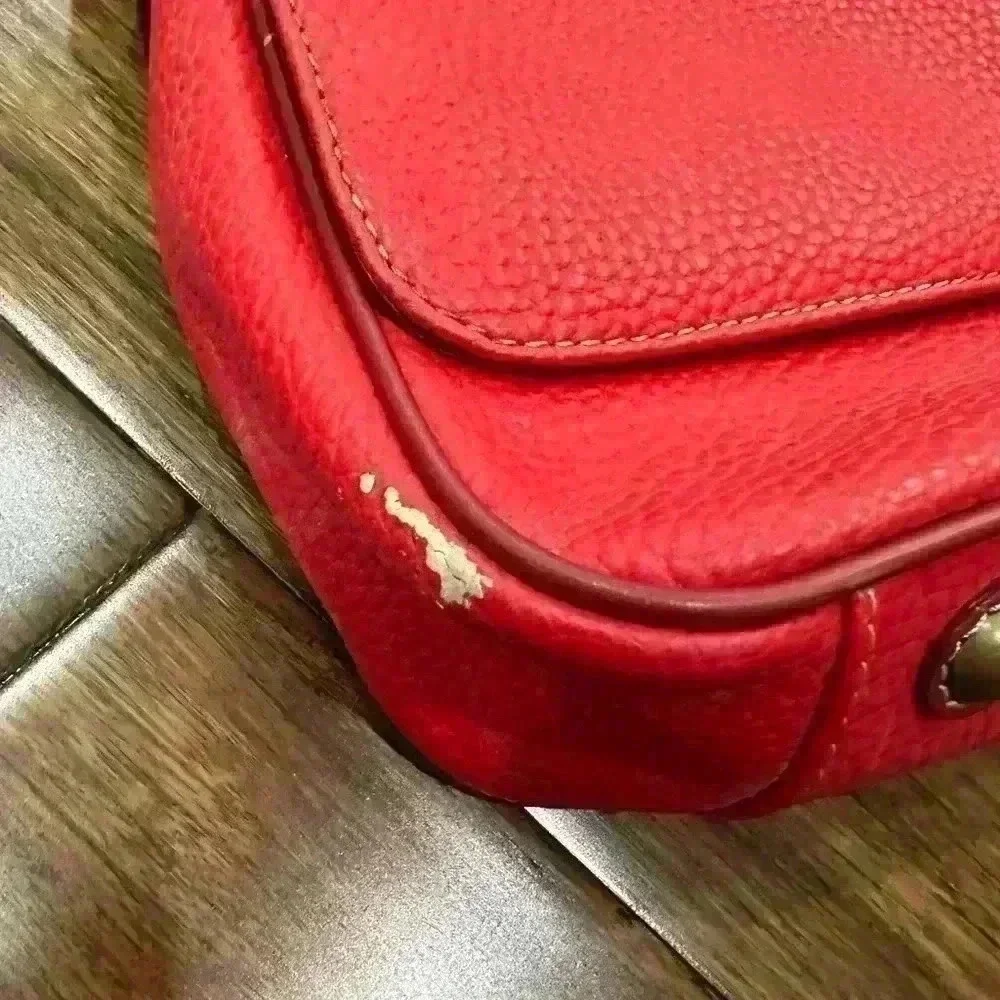 Liz Claiborne Vintage red shoulder Bag - Picture 5 of 5